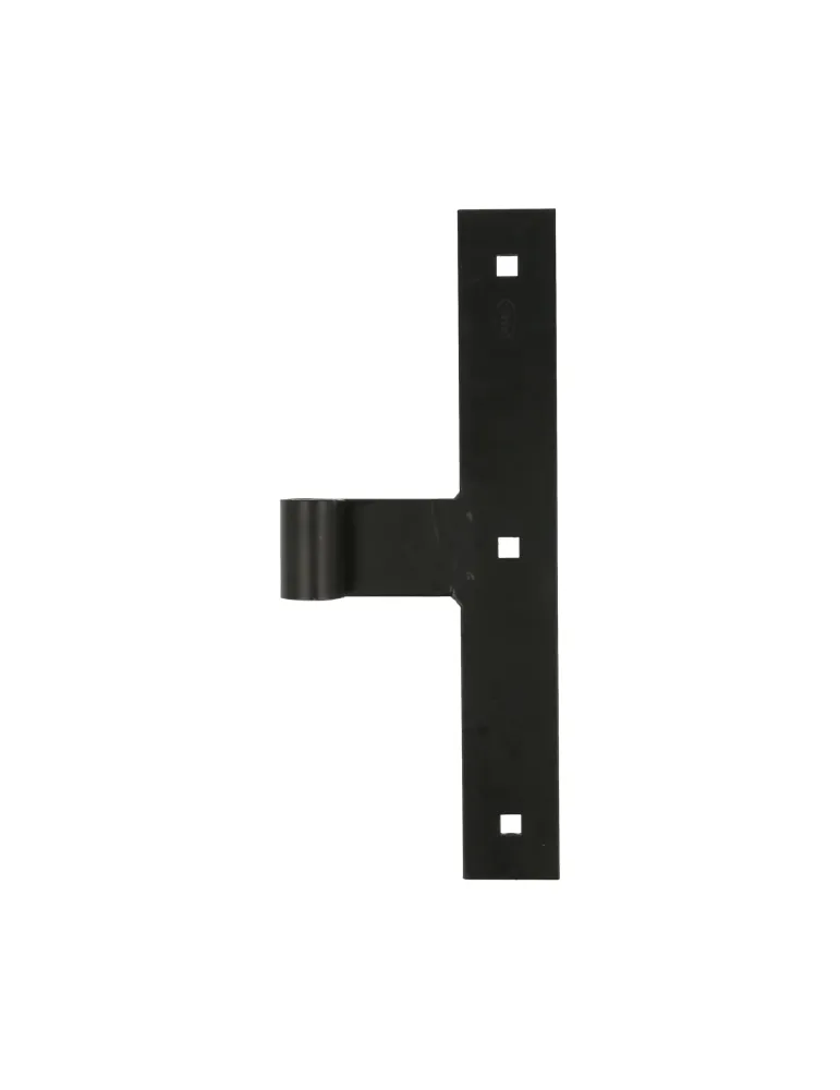 Gozne T simple 4500 - 240 x 35 x 4 mm - Acero - Negro