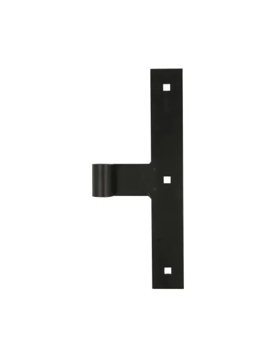 Gozne T simple 4500 - 240 x 35 x 4 mm - Acero - Negro