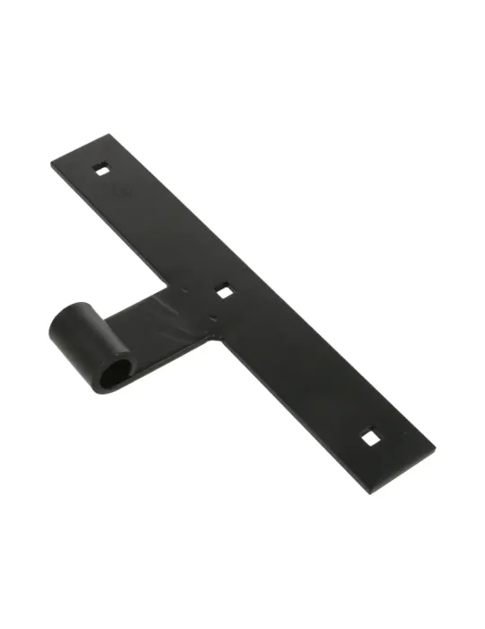 Gozne T simple 4500 - 240 x 35 x 4 mm - Acero - Negro