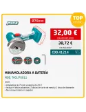 MINIAMOLADORA A BATERÍA    20 V