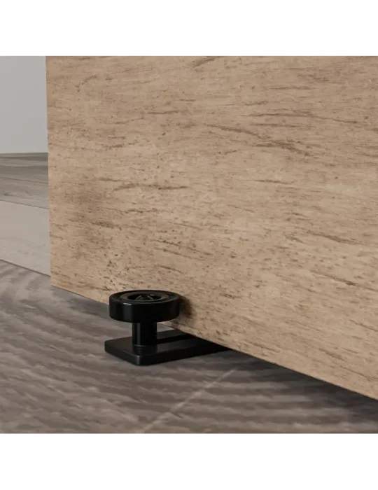 Guía inferior corredera SD020 - 95 x 50 x 35 mm - Acero - Negro