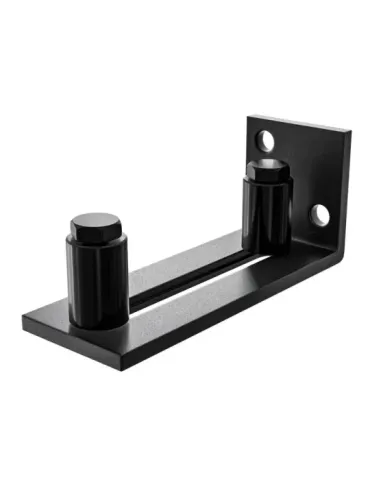 Guía inferior corredera SD021 - 105 x 40 x 40 mm - Acero - Negro