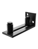 Guía inferior corredera SD021 - 105 x 40 x 40 mm - Acero - Negro