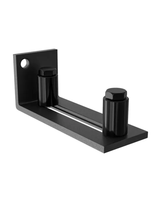 Guía inferior corredera SD021 - 105 x 40 x 40 mm - Acero - Negro