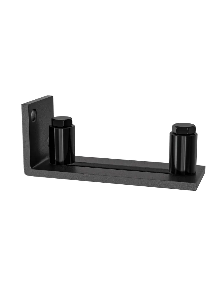 Guía inferior corredera SD021 - 105 x 40 x 40 mm - Acero - Negro