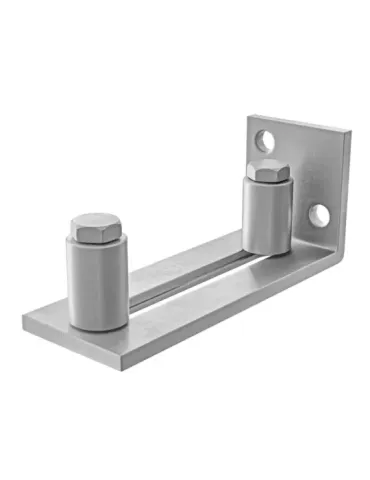 Guía inferior corredera SD022 - 105 x 40 x 40 mm - Acero inoxidable 18/8 - Mate