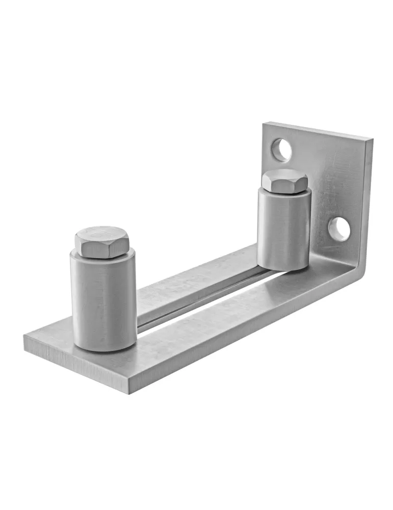 Guía inferior corredera SD022 - 105 x 40 x 40 mm - Acero inoxidable 18/8 - Mate