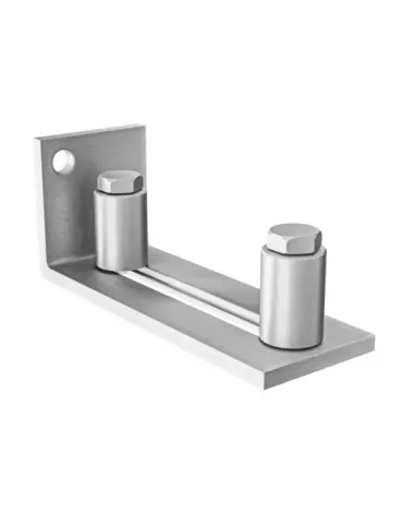 Guía inferior corredera SD022 - 105 x 40 x 40 mm - Acero inoxidable 18/8 - Mate 2