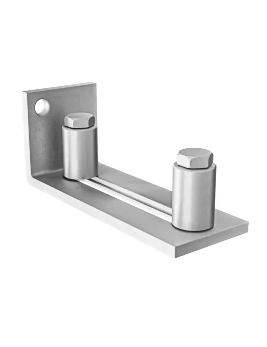 Guía inferior corredera SD022 - 105 x 40 x 40 mm - Acero inoxidable 18/8 - Mate