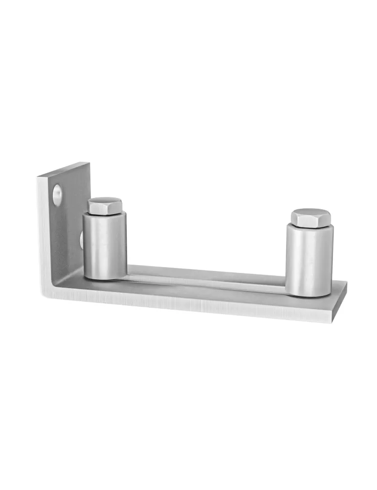 Guía inferior corredera SD022 - 105 x 40 x 40 mm - Acero inoxidable 18/8 - Mate