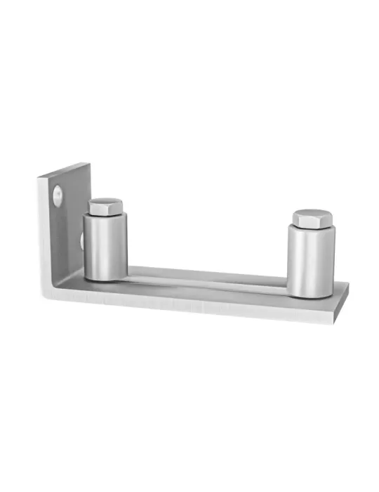 Guía inferior corredera SD022 - 105 x 40 x 40 mm - Acero inoxidable 18/8 - Mate