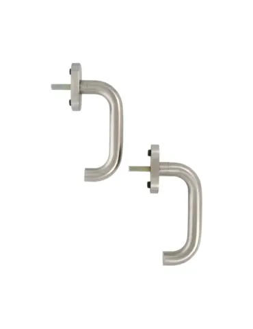 Manilla para ventana 3V - 66 x 31 mm - Acero inoxidable 18/8 - Mate 2