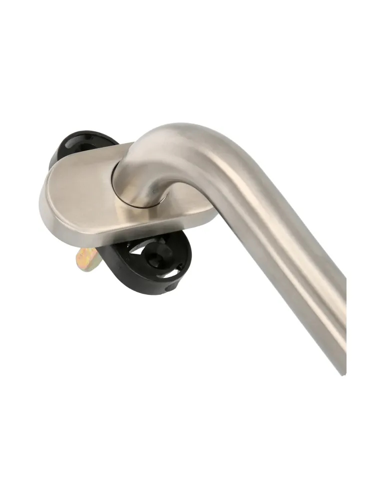 Manilla para ventana 4V - 66 x 31 mm - Acero inoxidable 18/8 - Mate