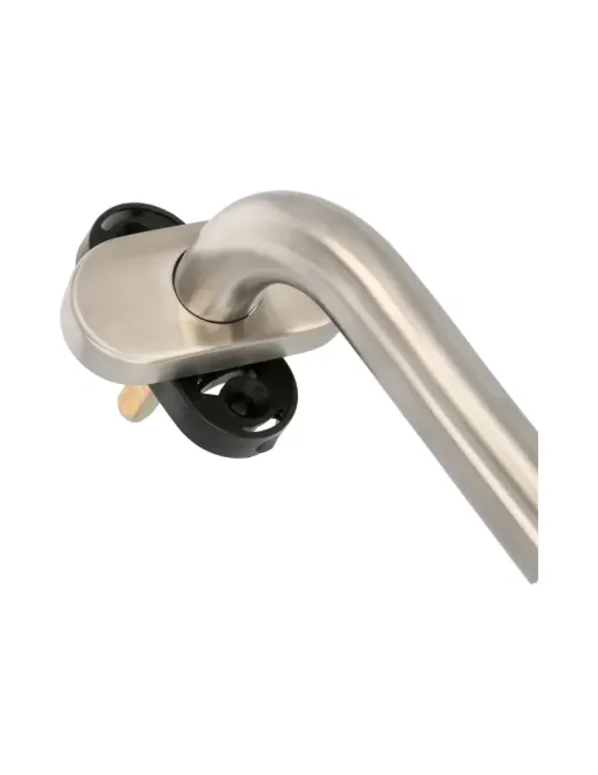 Manilla para ventana 4V - 66 x 31 mm - Acero inoxidable 18/8 - Mate