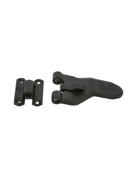 Herraje automático para una o dos hojas 2915 - 110 mm - Zamak - Negro