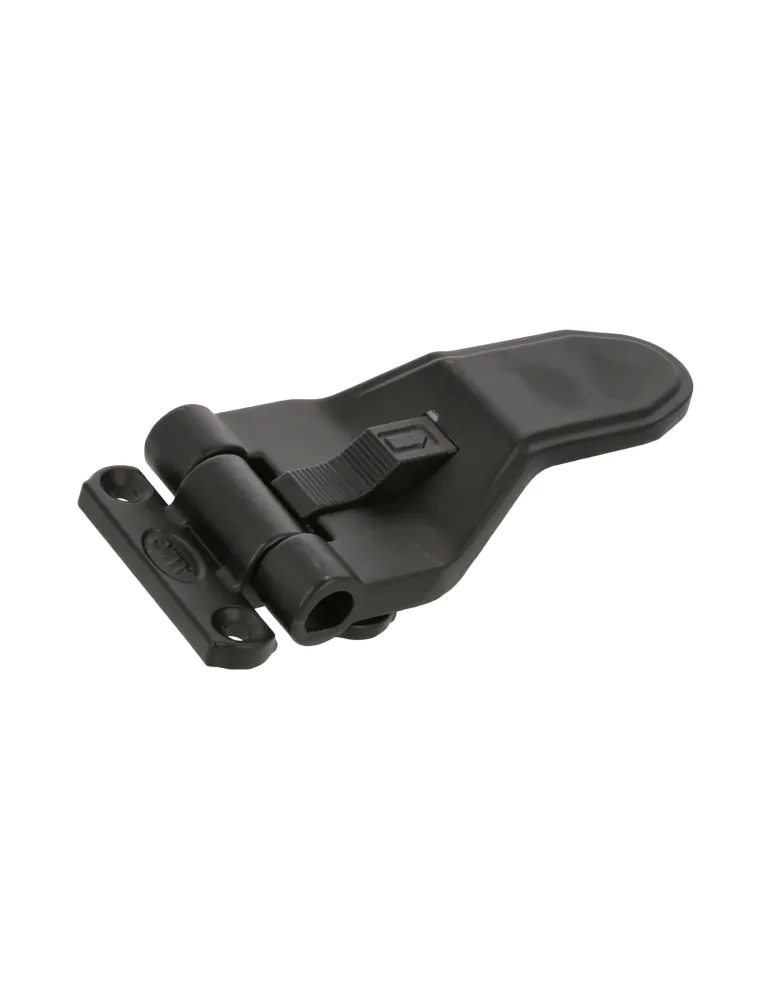 Herraje automático para una o dos hojas 2915 - 110 mm - Zamak - Negro