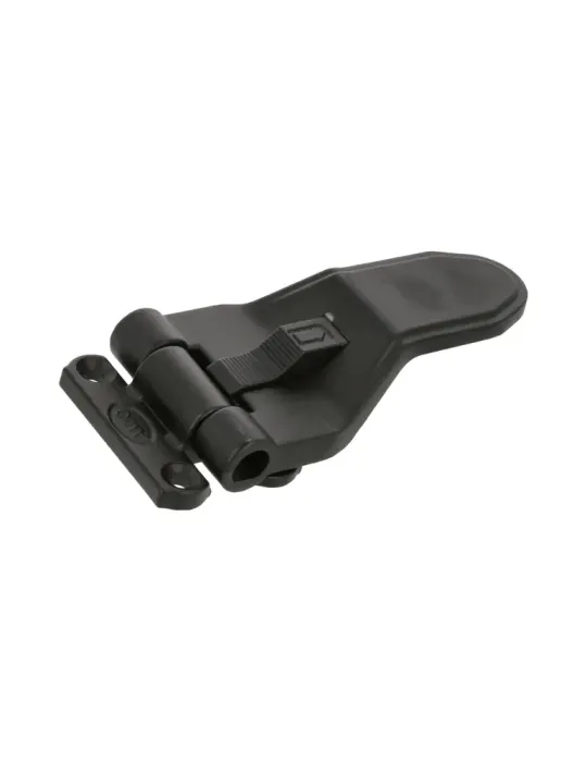 Herraje automático para una o dos hojas 2915 - 110 mm - Zamak - Negro