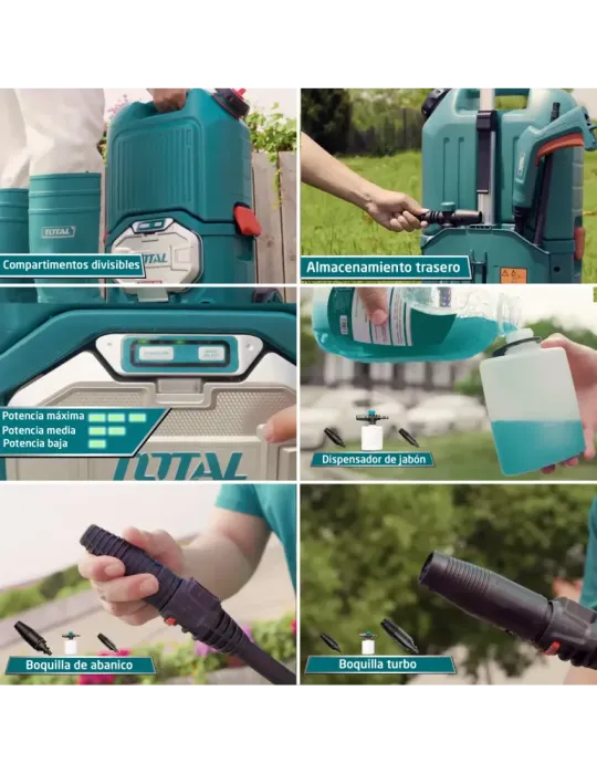 Hidrolimpiadora a batería TPWLI4006 - 40 V