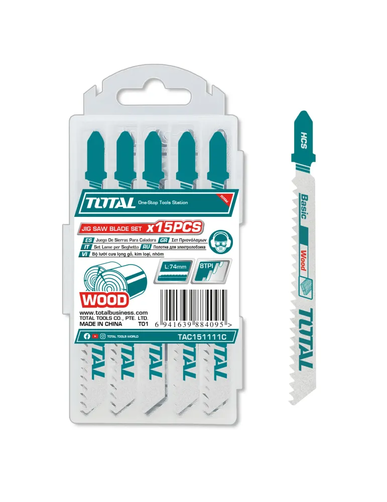 Hojas para sierra caladora TAC151111C - 74 mm
