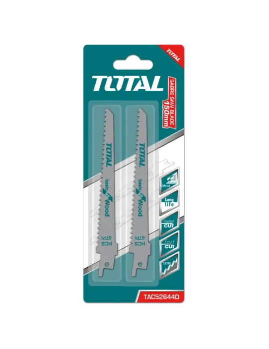 Hojas para sierra sable TAC52644D - 150 x 19 x 1,25 mm
