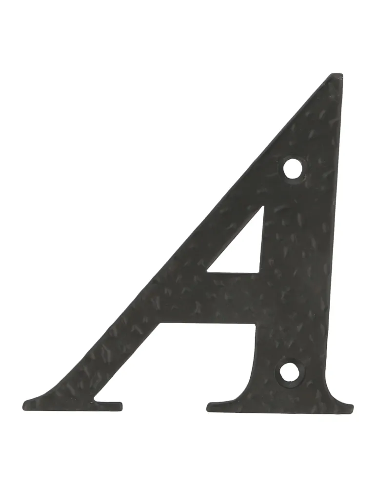 Letras - 4'' - 100 mm - Acero - Negro
