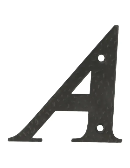 Letras - 4'' - 100 mm - Acero - Negro
