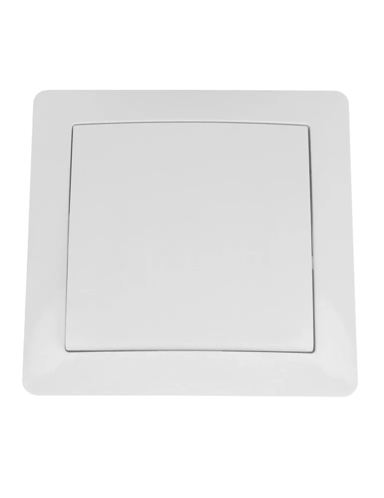 Interruptor de empotrar 4500 - 85 x 85 mm - Policarbonato - Blanco
