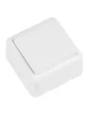 Interruptor de sobreponer 380 - 60 x 60 mm - Policarbonato - Blanco