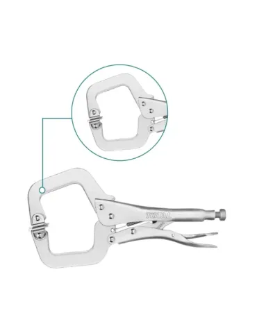 Mordaza grip de boca tipo C THT111113 - 280 mm - Acero al carbono 2