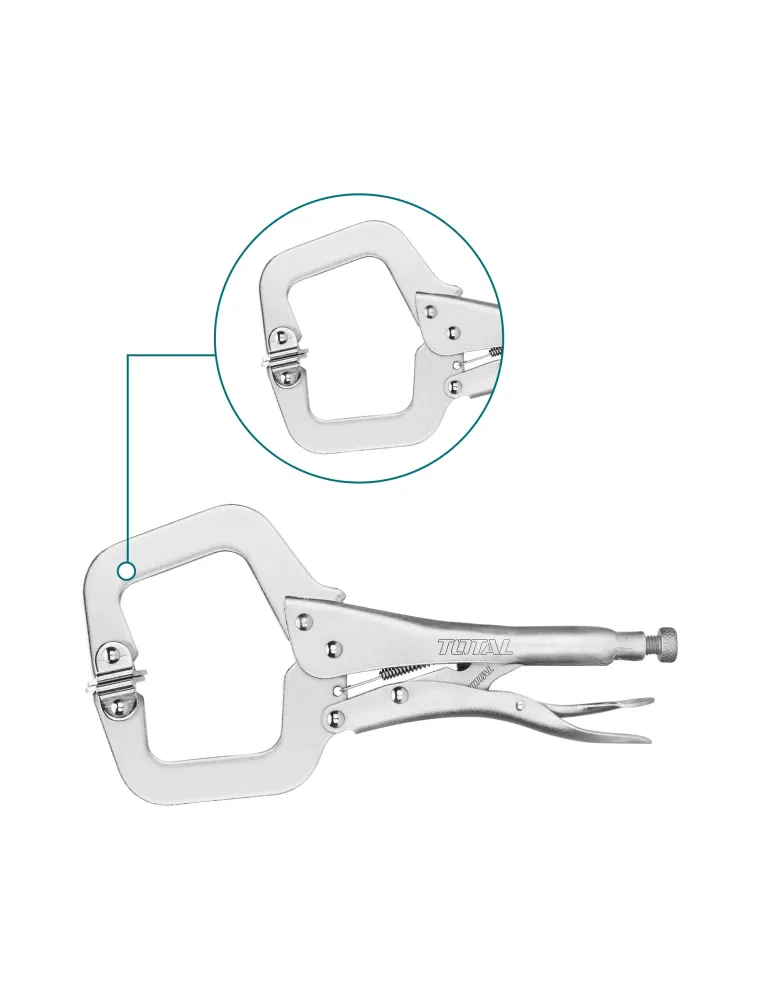 Mordaza grip de boca tipo C THT111113 - 280 mm - Acero al carbono