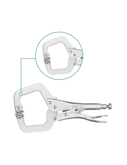 Mordaza grip de boca tipo C THT111113 - 280 mm - Acero al carbono