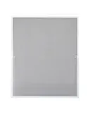 Mosquitera fija MF01 - 120 x 140 cm - Aluminio / Fibra de vidrio - Blanco