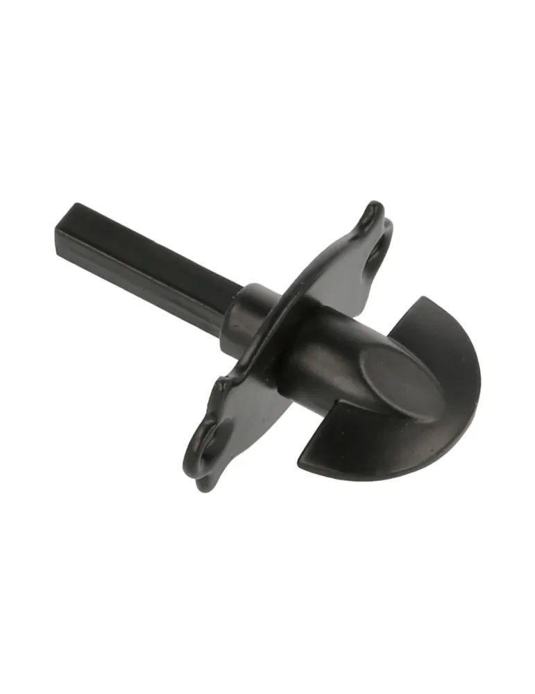 Muletilla 10P - 30 mm - Zamak - Negro