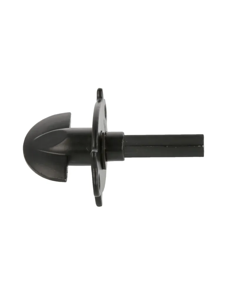 Muletilla 10P - 30 mm - Zamak - Negro
