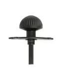 Muletilla 11P - Ø33 mm - Zamak - Negro