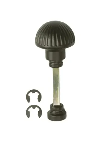 Muletilla 13 - Ø34 mm - Zamak - Negro