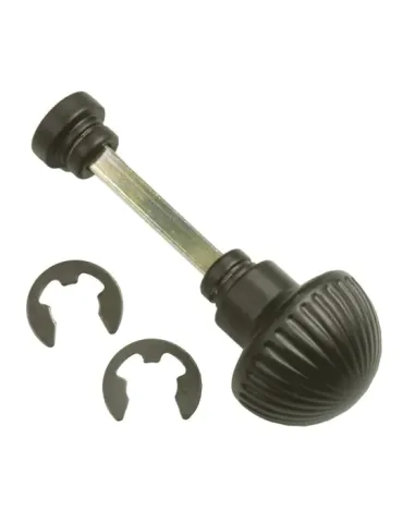 Muletilla 13 - Ø34 mm - Zamak - Negro 2