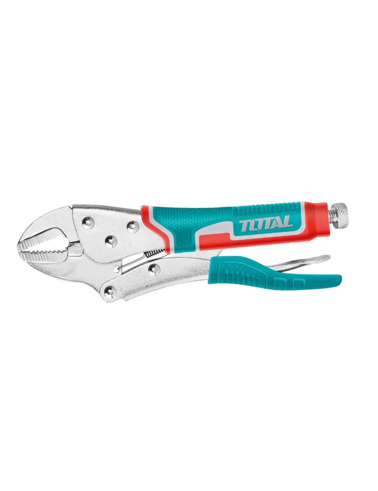 Mordaza grip de boca curva THT191002 - 250 mm - Acero al carbono