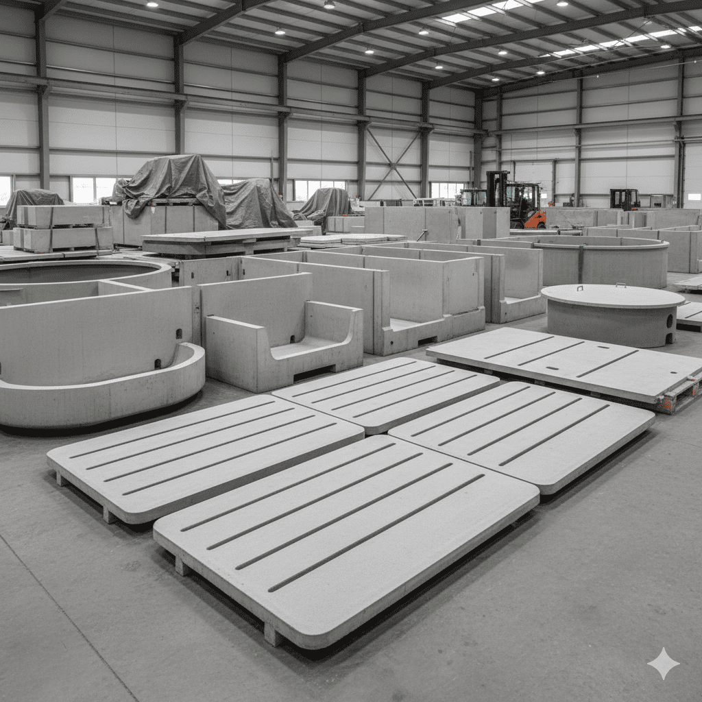 Prefabricados de hormigón para granjas